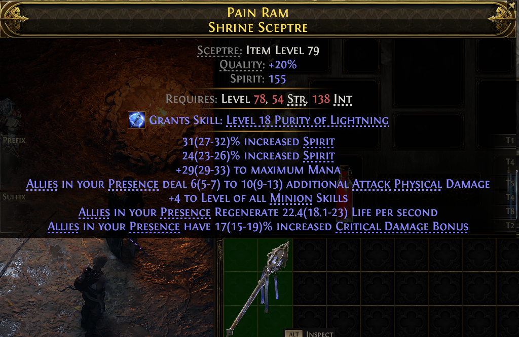 Pain Ram Shrine Sceptre