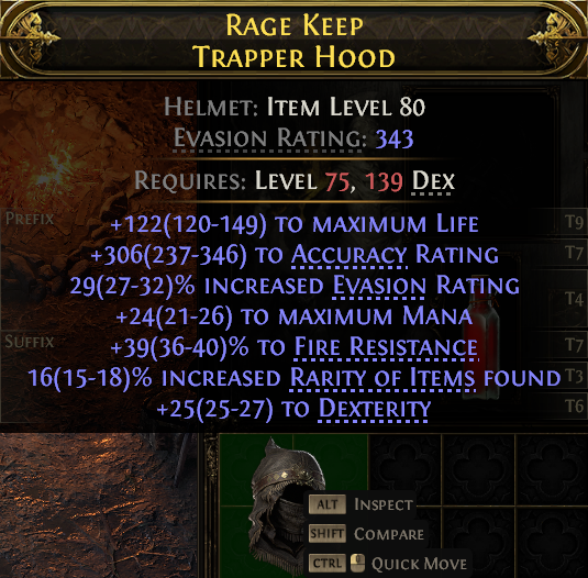 Rage Keep Trapper Hood