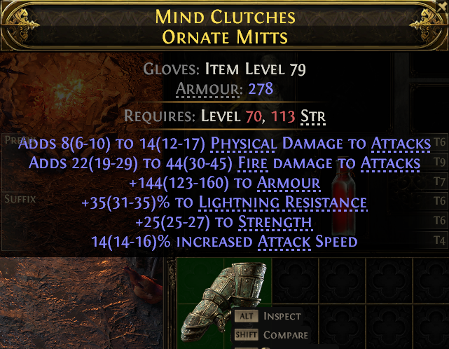 Mind Clutches Ornate Mitts