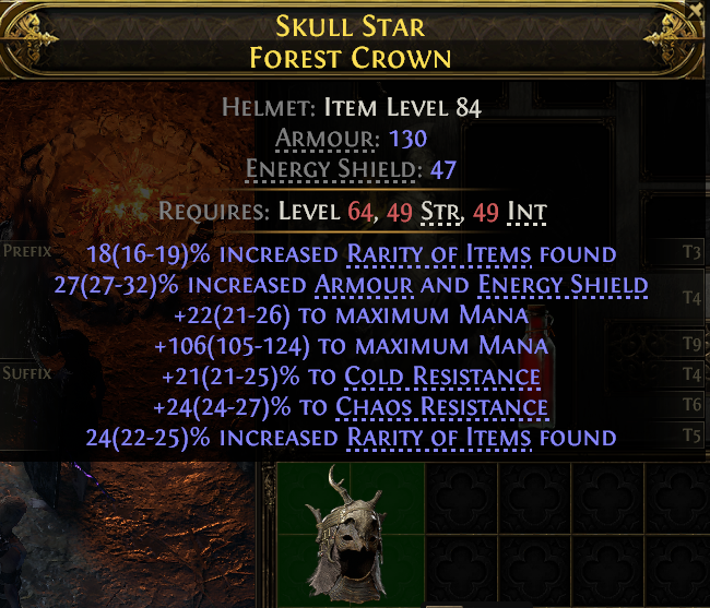 Skull Star Forest Crown