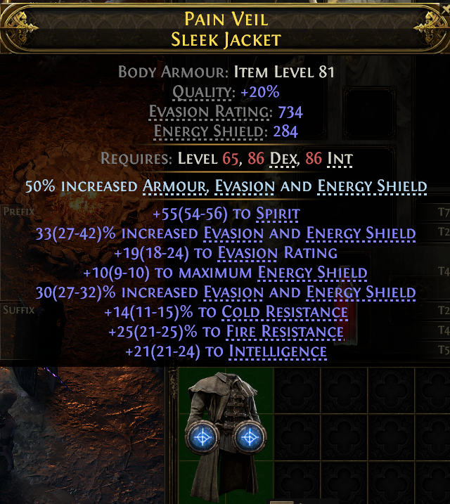 Pain Veil Sleek Jacket