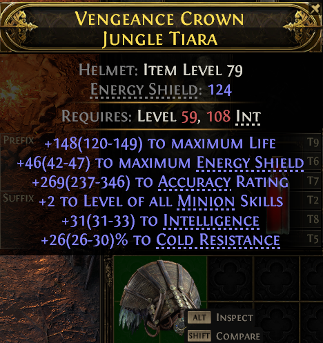Vengeance Crown Jungle Tiara