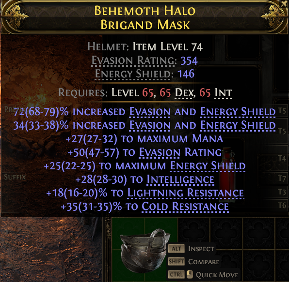 Behemoth Halo Brigand Mask