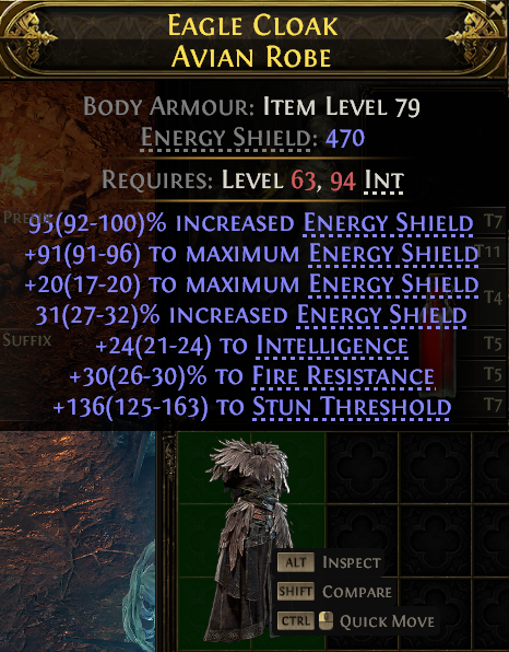 Eagle Cloak Avian Robe