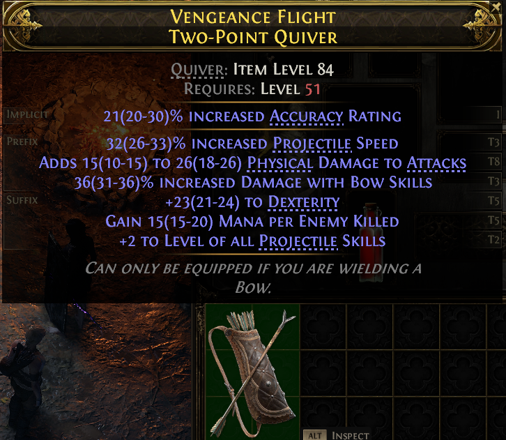 Vengeance Flight Two-Point Quiver