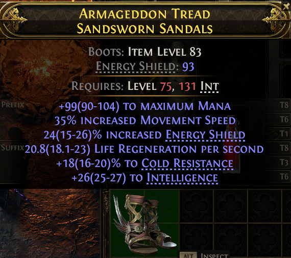 Armageddon Tread Sandsworn Sandals