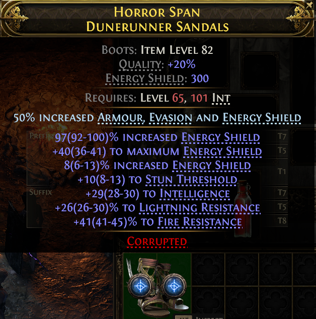Horror Span Dunerunner Sandals