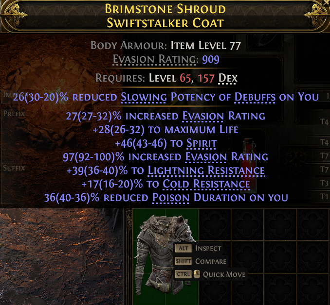 Brimstone Shroud Swiftstalker Coat