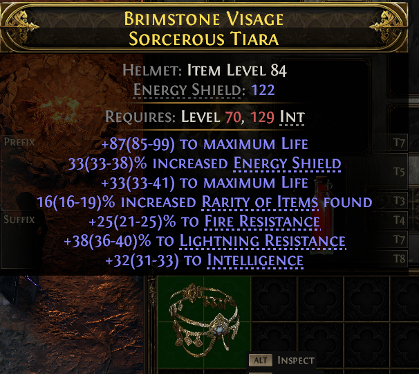 Brimstone Visage Sorcerous Tiara