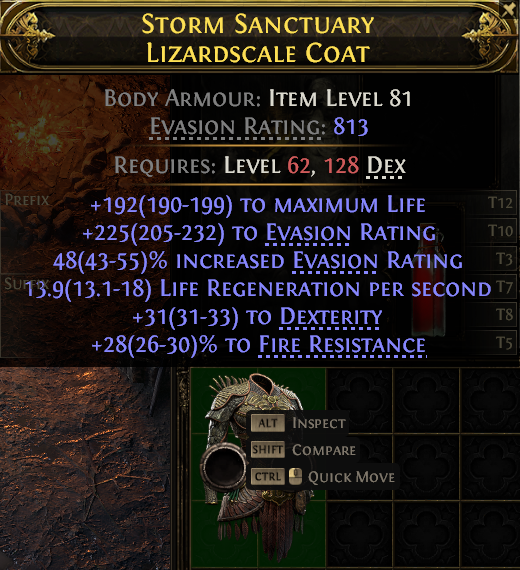 Storm Sanctuary Lizardscale Coat
