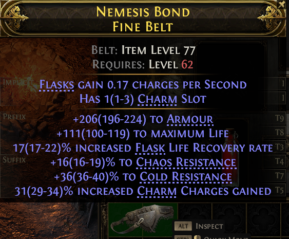 Nemesis Bond Fine Belt