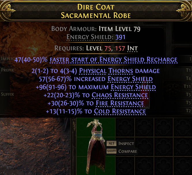 Dire Coat Sacramental Robe