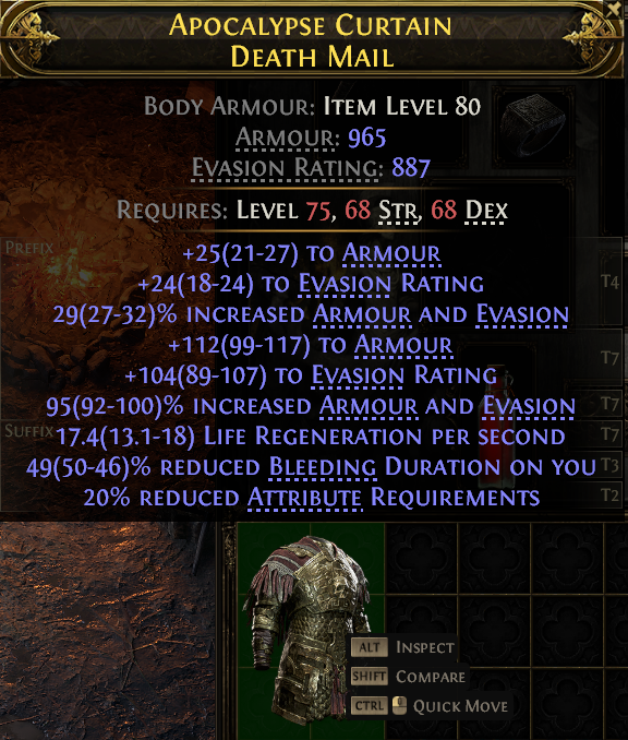 Apocalypse Curtain Death Mail